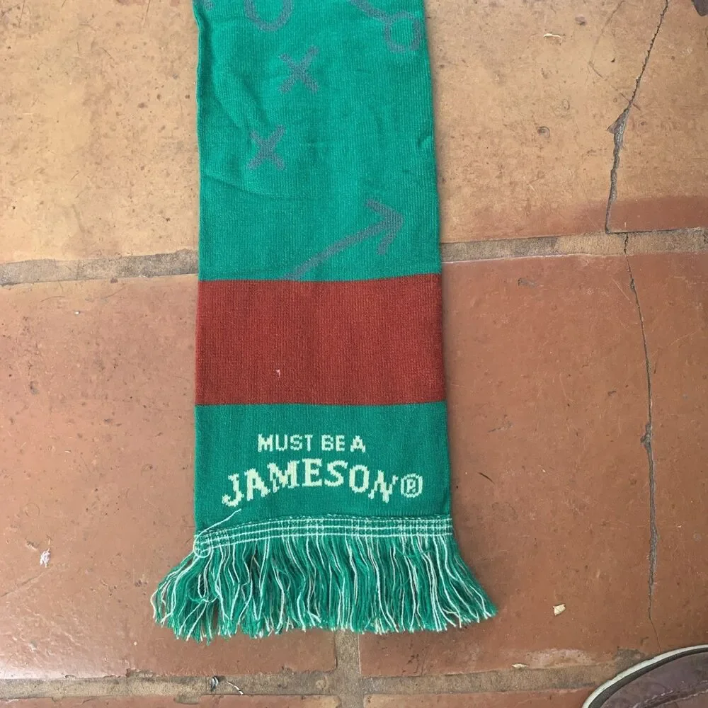JAMESON IRISH WHISKEY JJ&S Acrylic Knit Green/Red 60